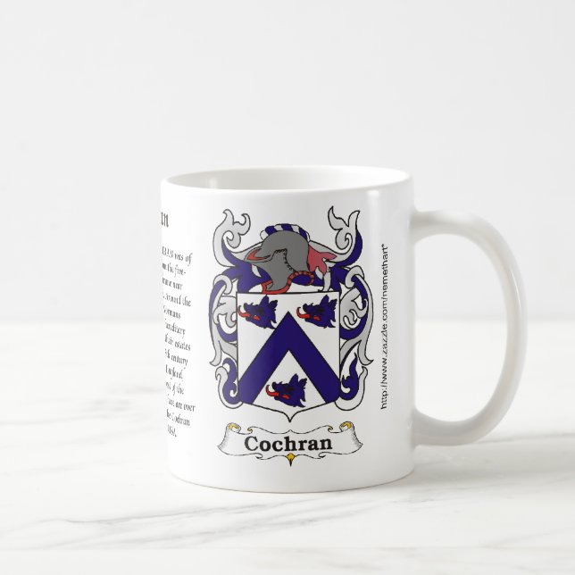 Cochran Family Coat of Arms mug (Right)