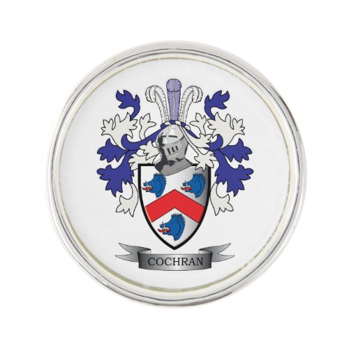 Cochran Family Crest Coat of Arms Pin