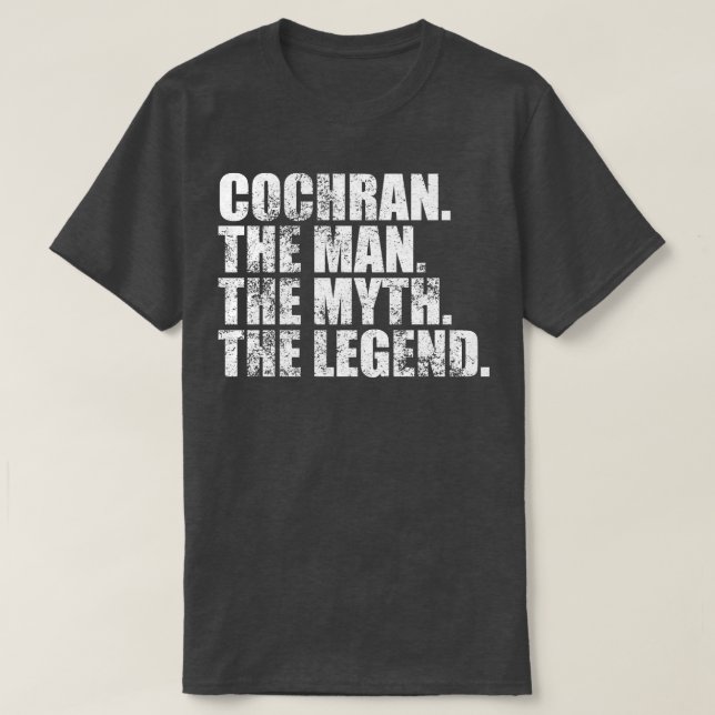 CochranCochran Family name Cochran last Name Cochr T-Shirt (Design Front)