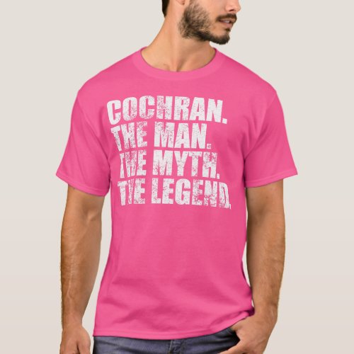 CochranCochran Family name Cochran last Name Cochr T_Shirt