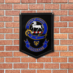 Cochrane Clan Badge Banner Pennant