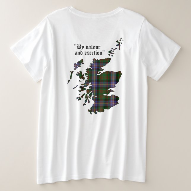 Cochrane Clan Women's Plus Size T-Shirt (Design Back)