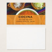 cocina editable business card (Front & Back)