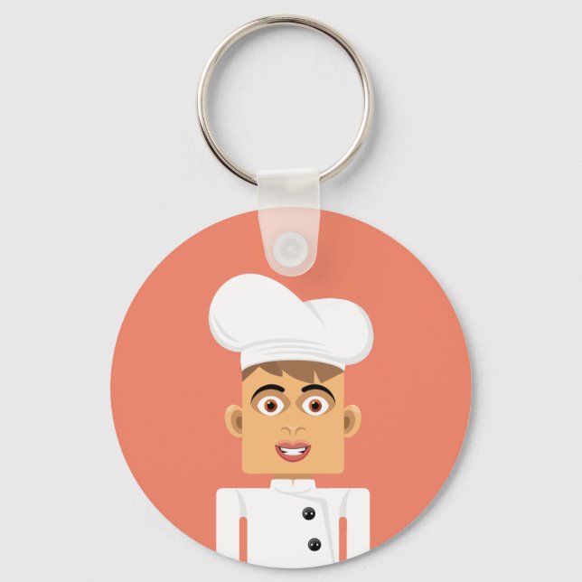 Cocinero Keychain (Front)