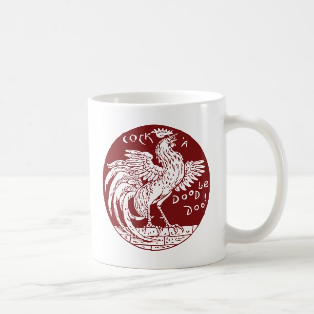 Cock-a-Doodle-Doo Coffee Mug (Right)