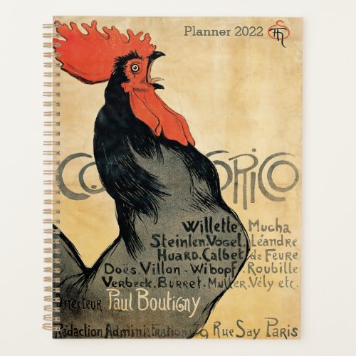 Cock_a_Doodle Doo Rooster Chicken Poster Art Planner