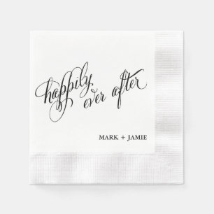 Cockail Napkin: Happily Ever After Napkins