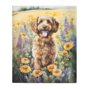 Cockapoo Art Metal Wall Art Portrait