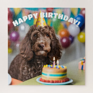Cockapoo Birthday Party Jigsaw Puzzle