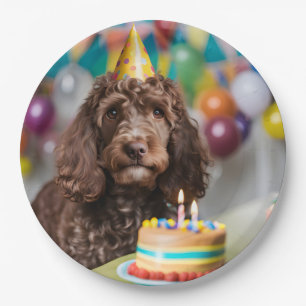 Cockapoo Birthday Party Paper Plates