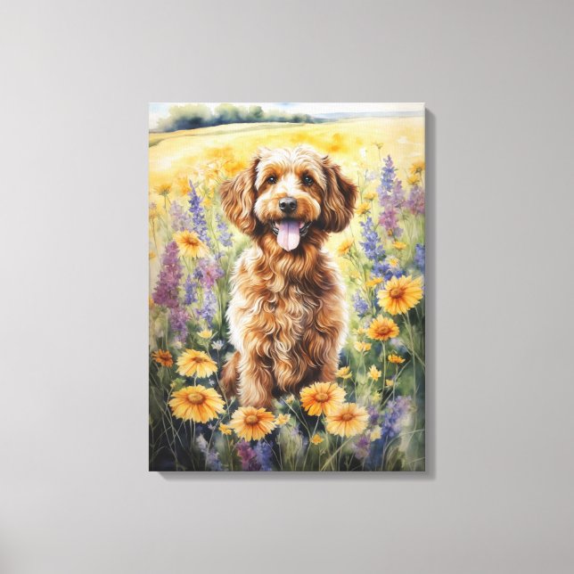 Cockapoo Canvas Print (Front)