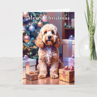Cockapoo Christmas Card