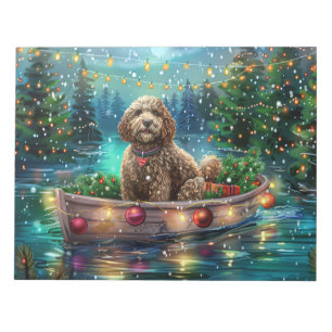 Cockapoo Christmas Festive Voyage Notepad