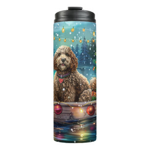 Cockapoo Christmas Festive Voyage Thermal Tumbler