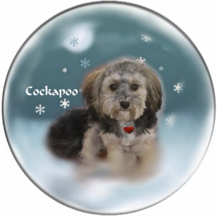 Cockapoo Christmas Gifts Statuette