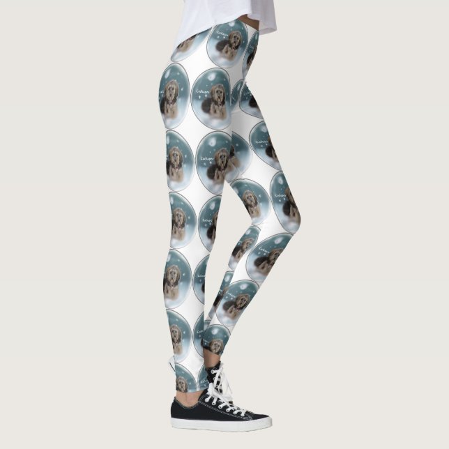 Cockapoo Christmas Leggings (Right)