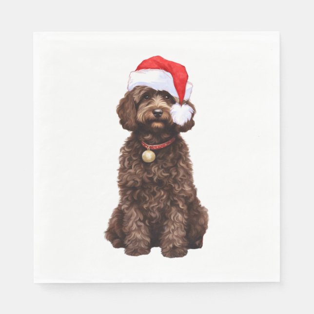 Cockapoo Christmas   Napkins (Front)
