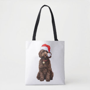 Cockapoo Christmas Tote Bag
