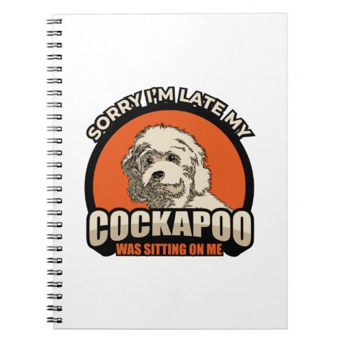 Cockapoo Cute Dogs  Poodle Pet Puppy Dog Gift Notebook