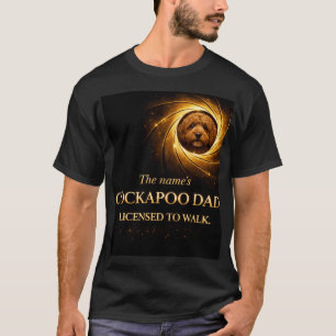 Cockapoo Dad Shirt Funny Dog Walking Gift