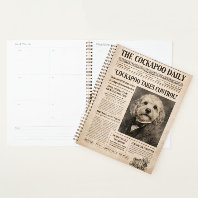 Cockapoo Daily Planner (Display)