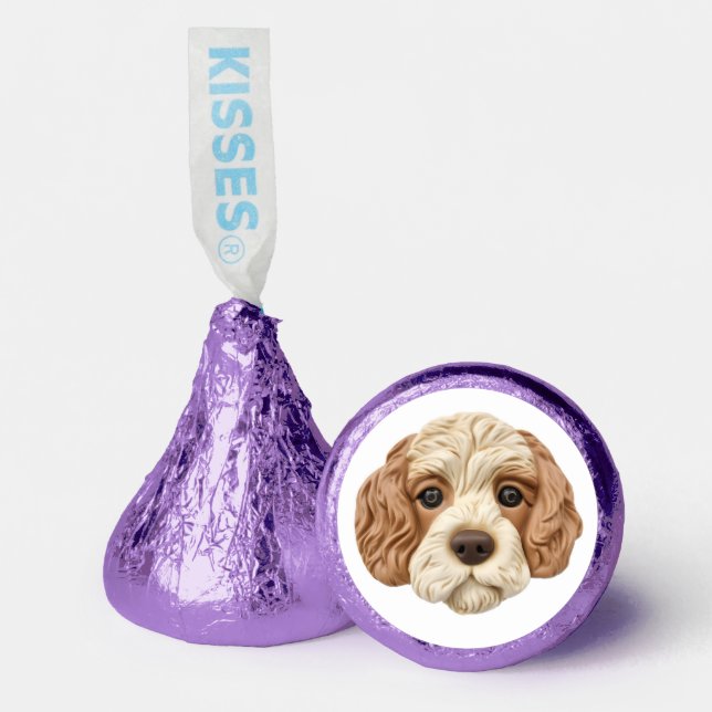 Cockapoo Dog 3D Inspired  Hershey®'s Kisses® (Front)