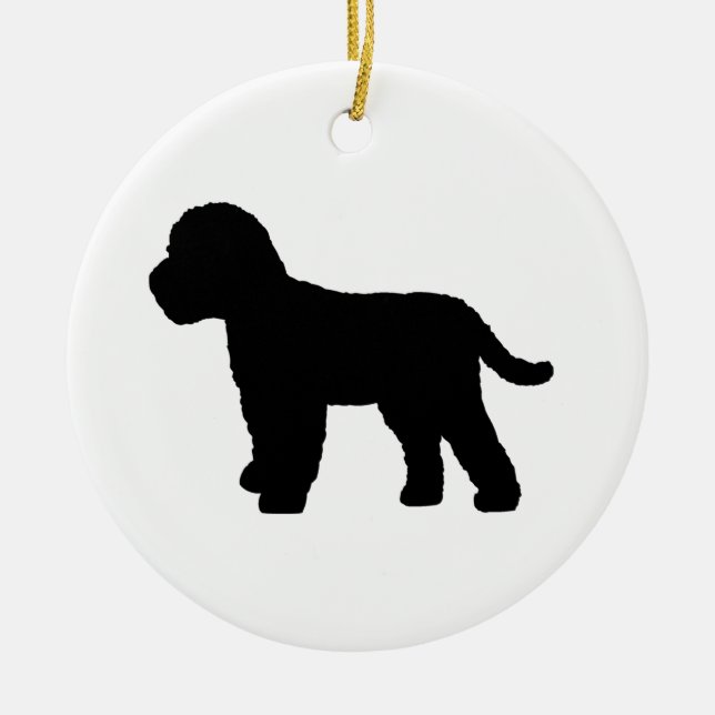 Cockapoo Dog Ceramic Ornament (Front)