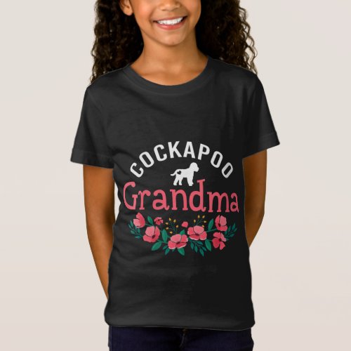 Cockapoo Dog Gifts For Grandma Womens Dog Lovers C T_Shirt