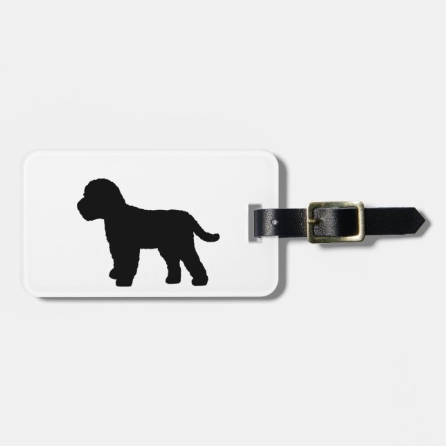 Cockapoo Dog Luggage Tag (Front Horizontal)