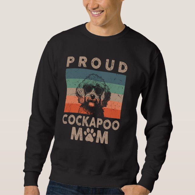 Cockapoo Dog Mom Cockapoo Mama Gifts for Women Mom Sweatshirt (Front)