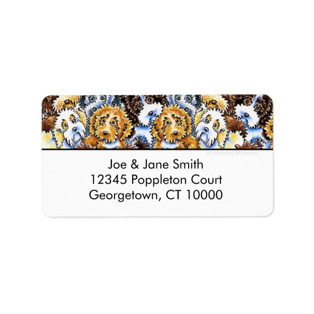 Cockapoo Dog Pack White Label (Front)