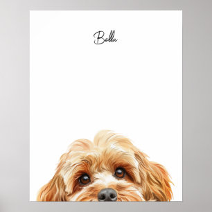 Cockapoo Dog Personalized Print