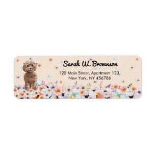 Cockapoo Dog Sunglasses Label