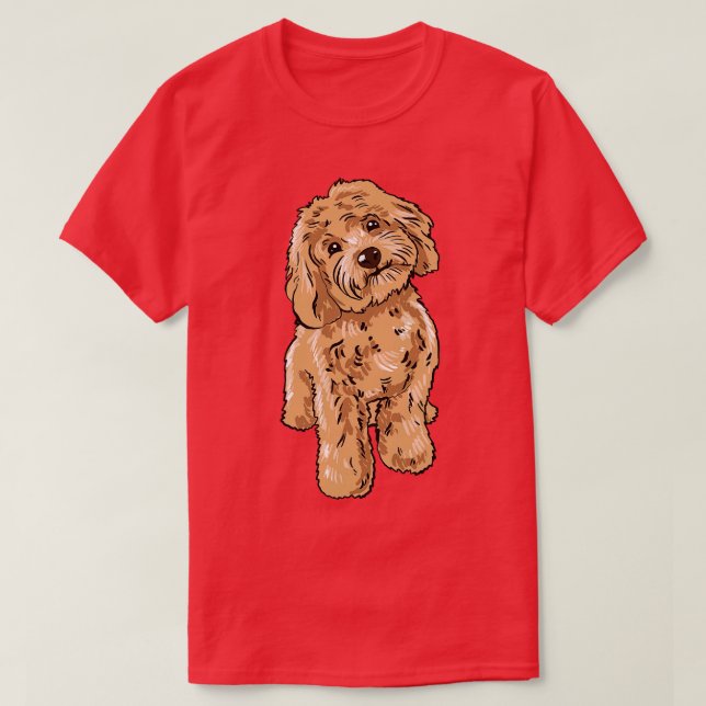 Cockapoo Dog T-Shirt (Design Front)