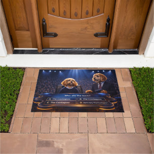 Cockapoo Door Mat Who Ate The Sock Welcome Mat