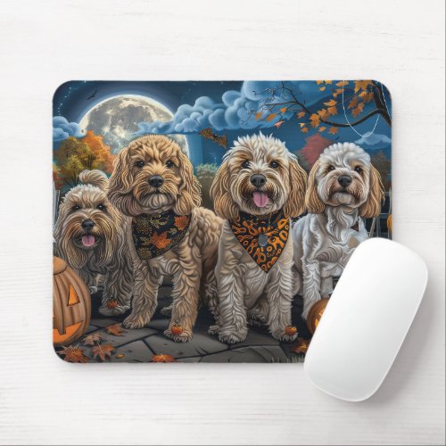 Cockapoo Halloween Spooky Mouse Pad