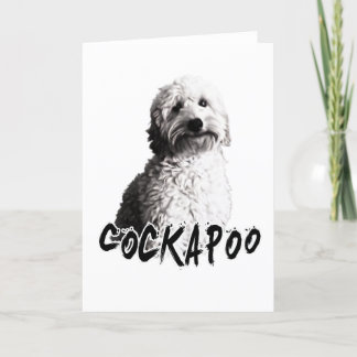 Cockapoo Holiday Card