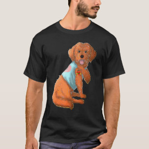 Cockapoo I Love Mom Tattoo Dog Mother's Day T-Shirt