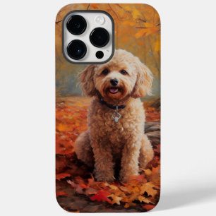 Cockapoo in Autumn Leaves Fall Inspire Case-Mate iPhone 14 Pro Max Case