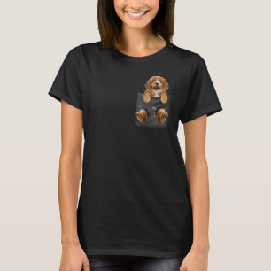 Cockapoo in Pocket Dog Girls Shirt