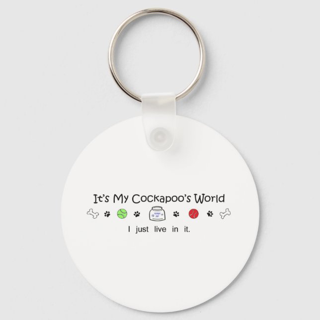 Cockapoo Keychain (Front)