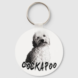 Cockapoo Keychain