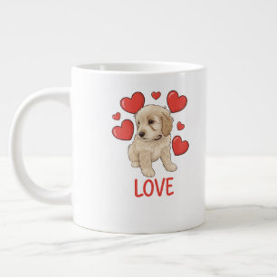 Cockapoo Love Giant Coffee Mug