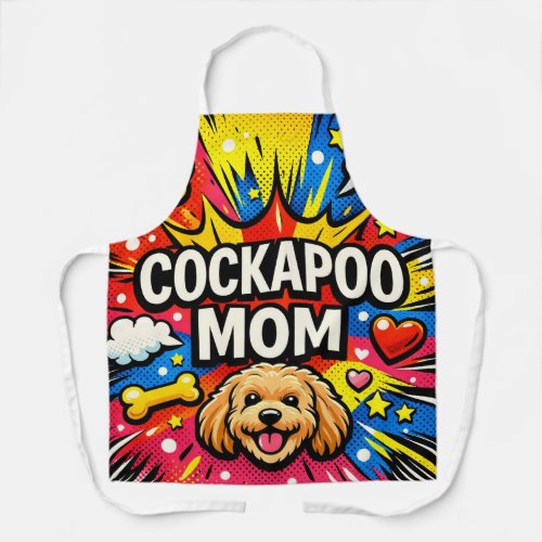 Cockapoo Mom Apron Dog Lover Gift Cooking Baking