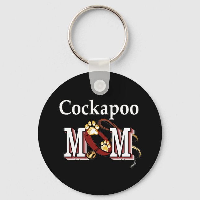 cockapoo mom Keychain (Front)