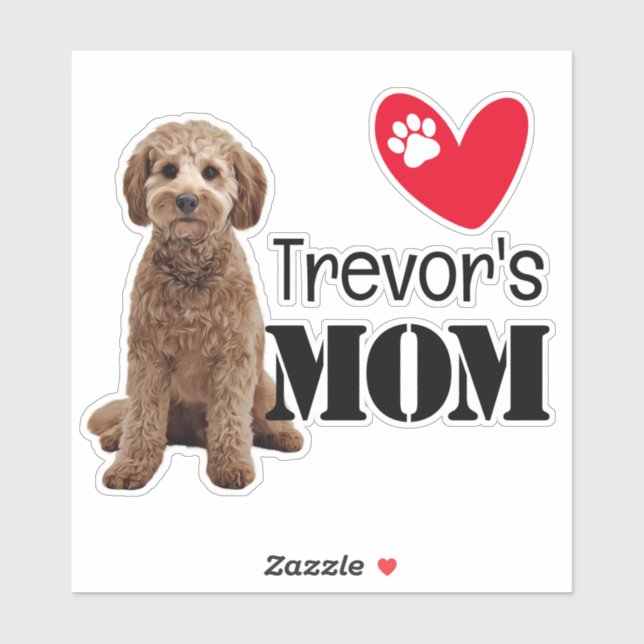 Cockapoo Mom Personalized   Sticker (Sheet)