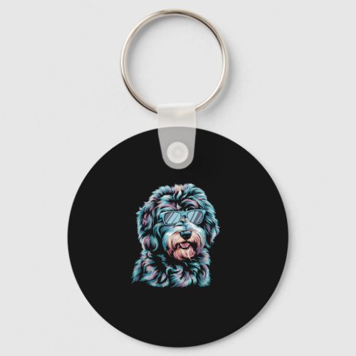 Cockapoo Owner Dog Lover Puppy Cocker Spaniel Pood Keychain