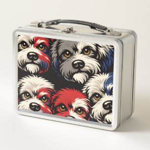 Cockapoo Pattern Lunchbox – Cute Dog Design