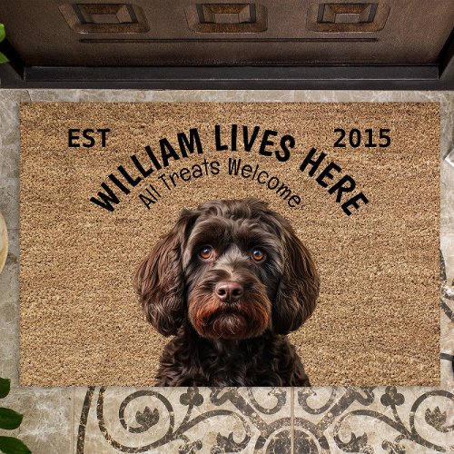 Cockapoo Personalized Pet Doormat