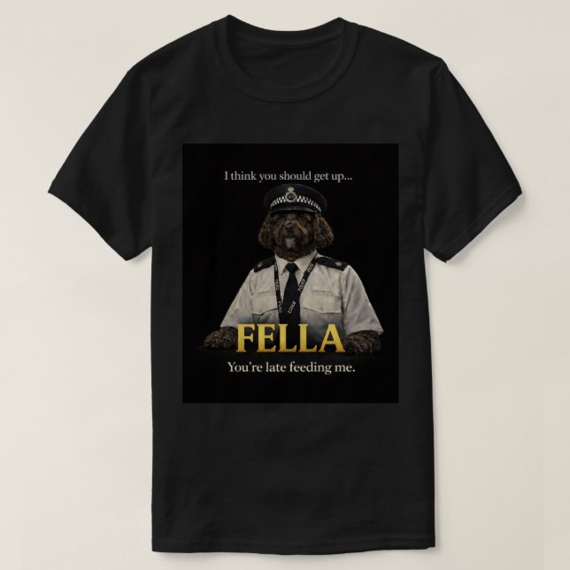 Cockapoo Police Fella Shirt | Funny Dog Owner Gift (Design Front)